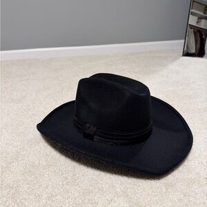 Black western hat
